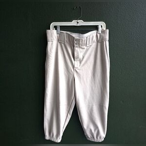 Augusta Sportswear Men's Light Gray Baseball/Sports Pants Large